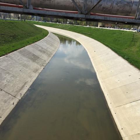 The river at the end of the NBS