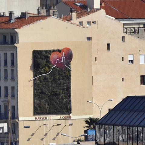  Crédit Agricole Alpes Provence green wall 