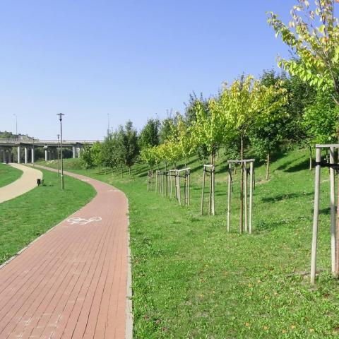 The John Paul II park in Lublin