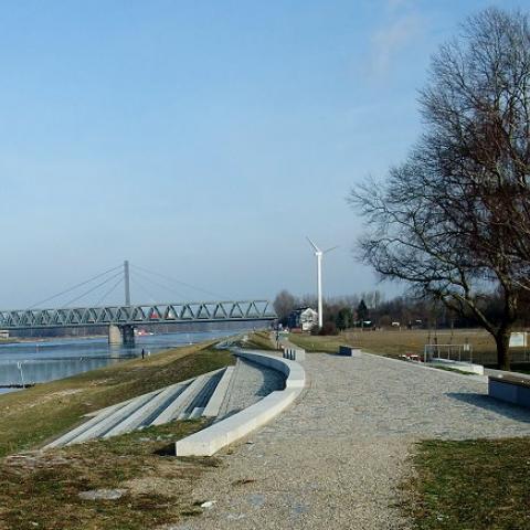 Rhine terrace at the Landscape Park