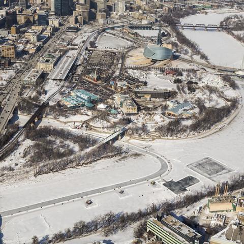 The Forks and the Winter Waterfront