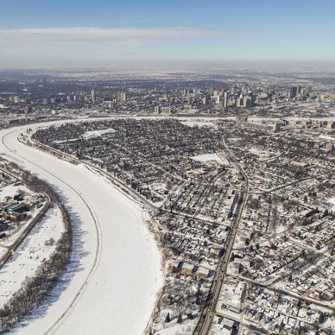 The Forks and the Winter Waterfront