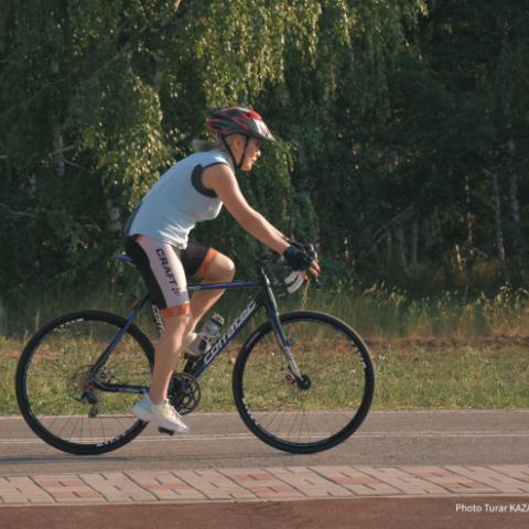 Cycle paths in the green belt