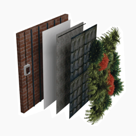 Vertical Garden System: Paisajismo Urbano® Patented System