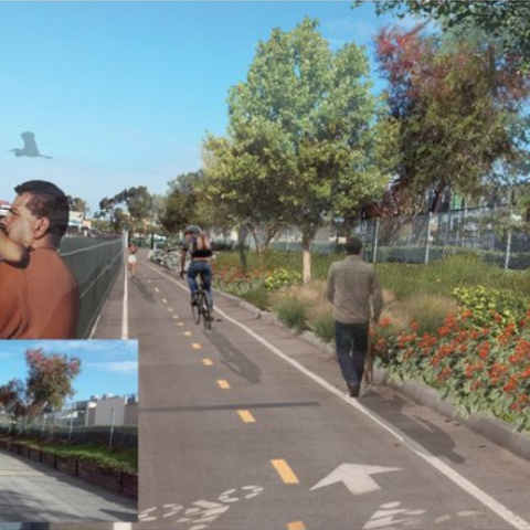 Dominguez Enhancement & Engagement Project: Before and After (Artists' Impression)