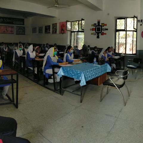 Pilot Project of Community Garden at Government Girls High School, Sher Shah Colony