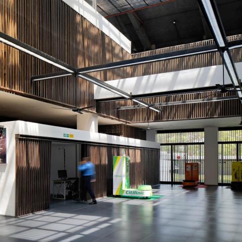 Materials selected for the project were as per local availability, functionality and low maintenance cost