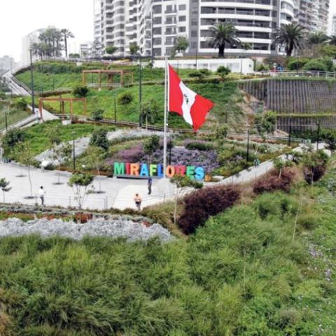 Panoramic of Miraflores Park