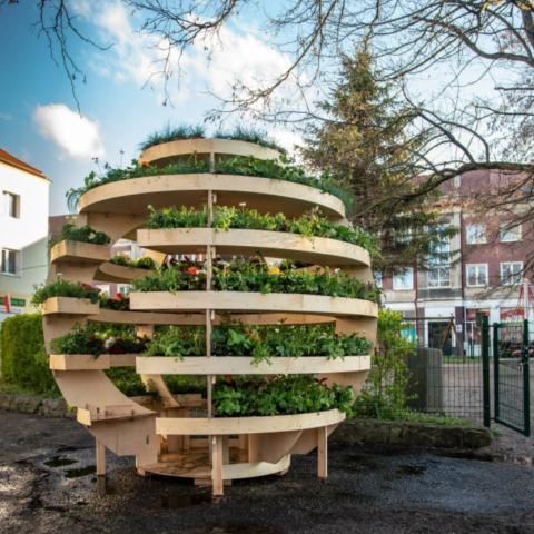 Spherical community garden in Gdansk