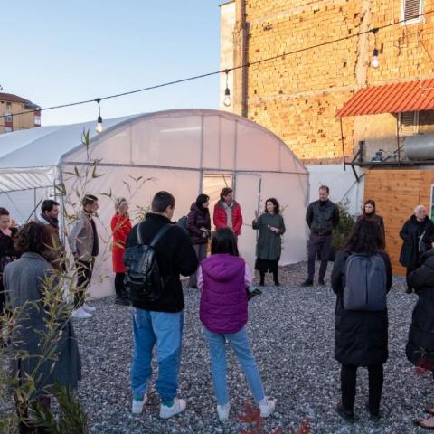 Training Session with a Group of Participants