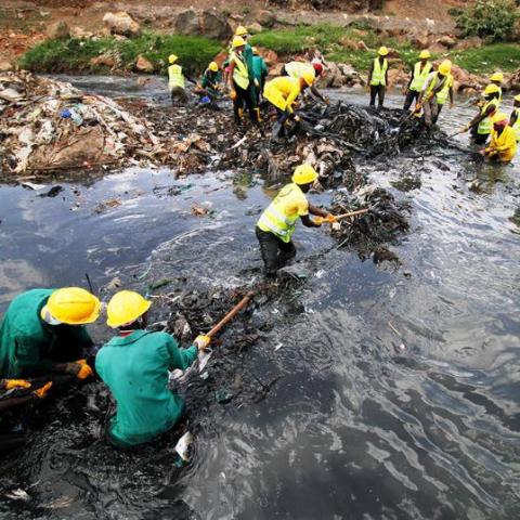 Nairobi River cleaning up 