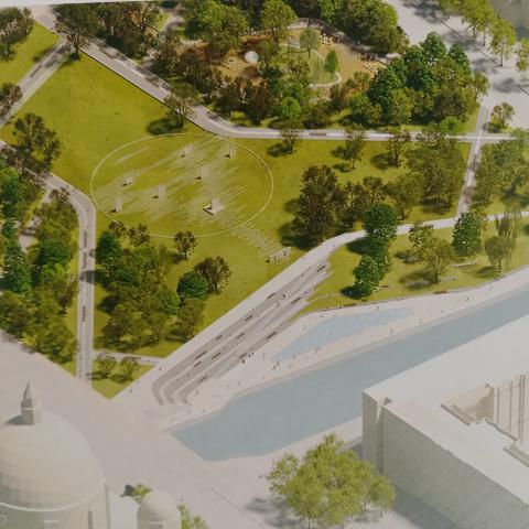 Rathaus- und Marx-Engels-Forum