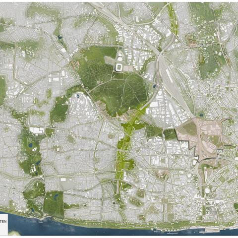 Green Ribbon from Elbe to Volkspark - Hamburg-Altona Highway District Cover (2017)