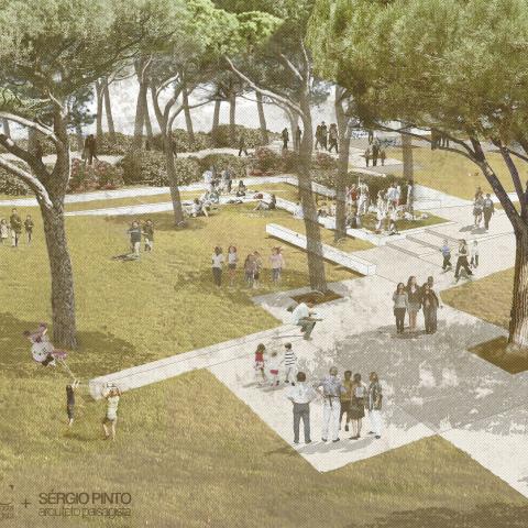 Visualization of Foz do Douro Urban Park