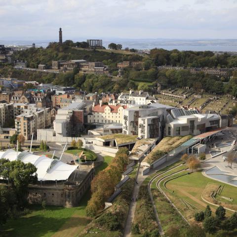Landscaping and Green Roofs at the Scottish Parliament (2014)