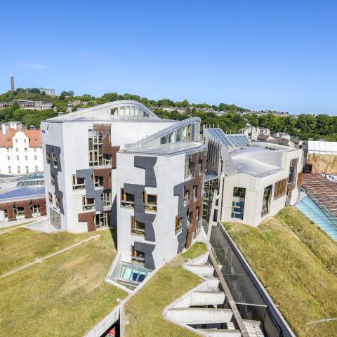 Landscaping and Green Roofs at the Scottish Parliament (2018)